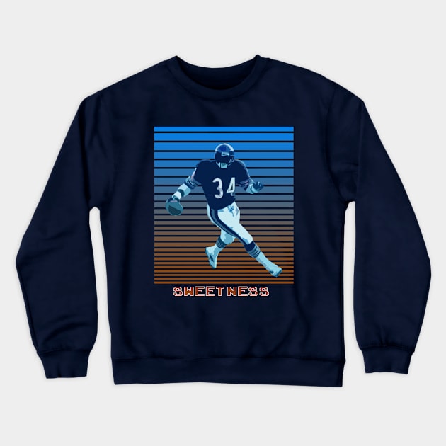 Walter Payton Sweetness Crewneck Sweatshirt by PatsFanToro